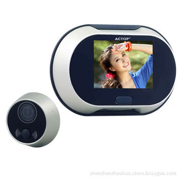 Electronic 3.5-inch TFT color screen digital peephole viewer with memory
